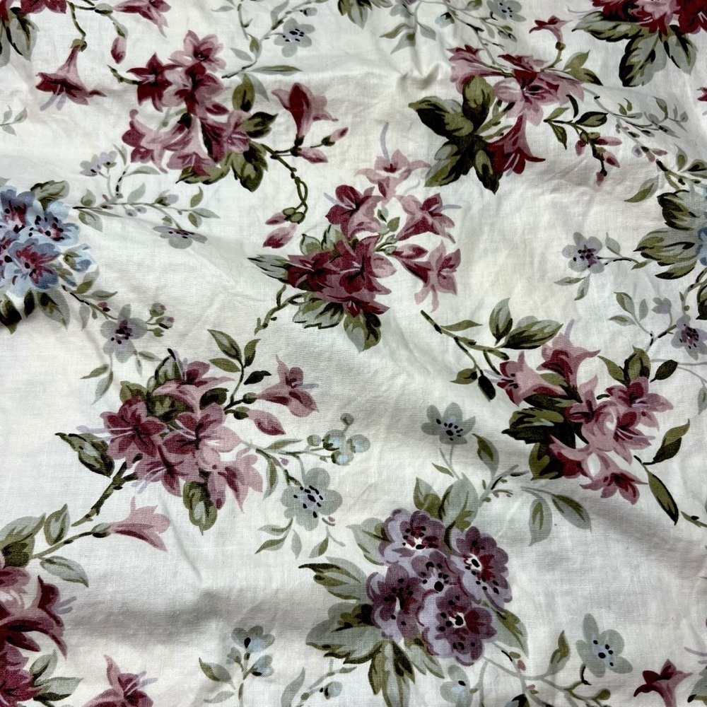 2 Waverly Rose Standard Pillow Shams Floral Gingham Norfolk Sonata Cottagecore - Picture 4 of 10